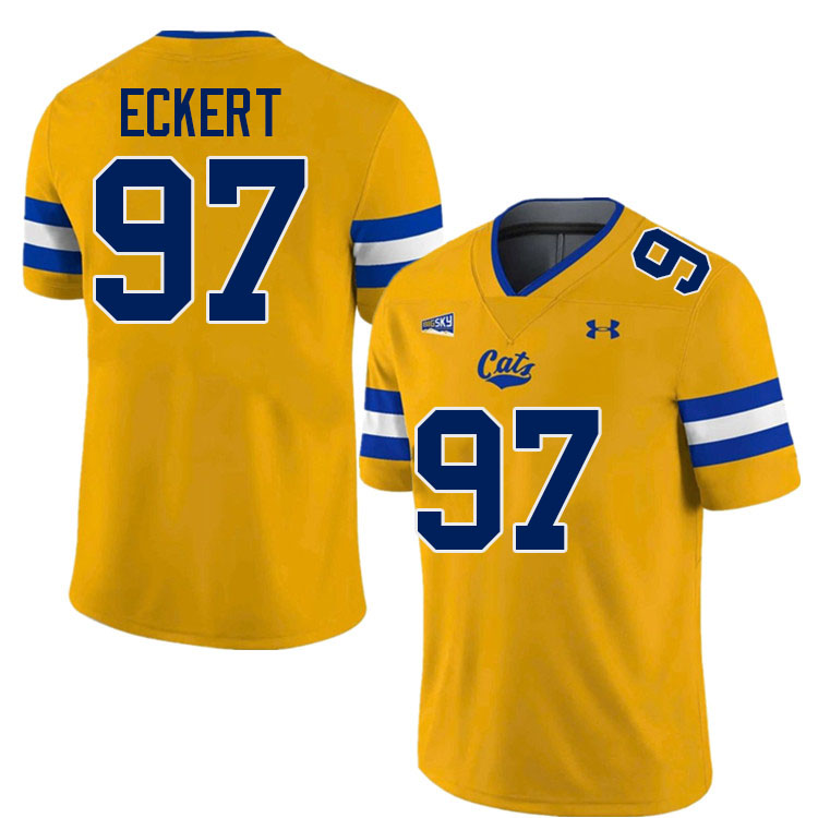 #97 Alec Eckert Montana State Bobcats Jerseys Football Uniforms Stitched-Navy